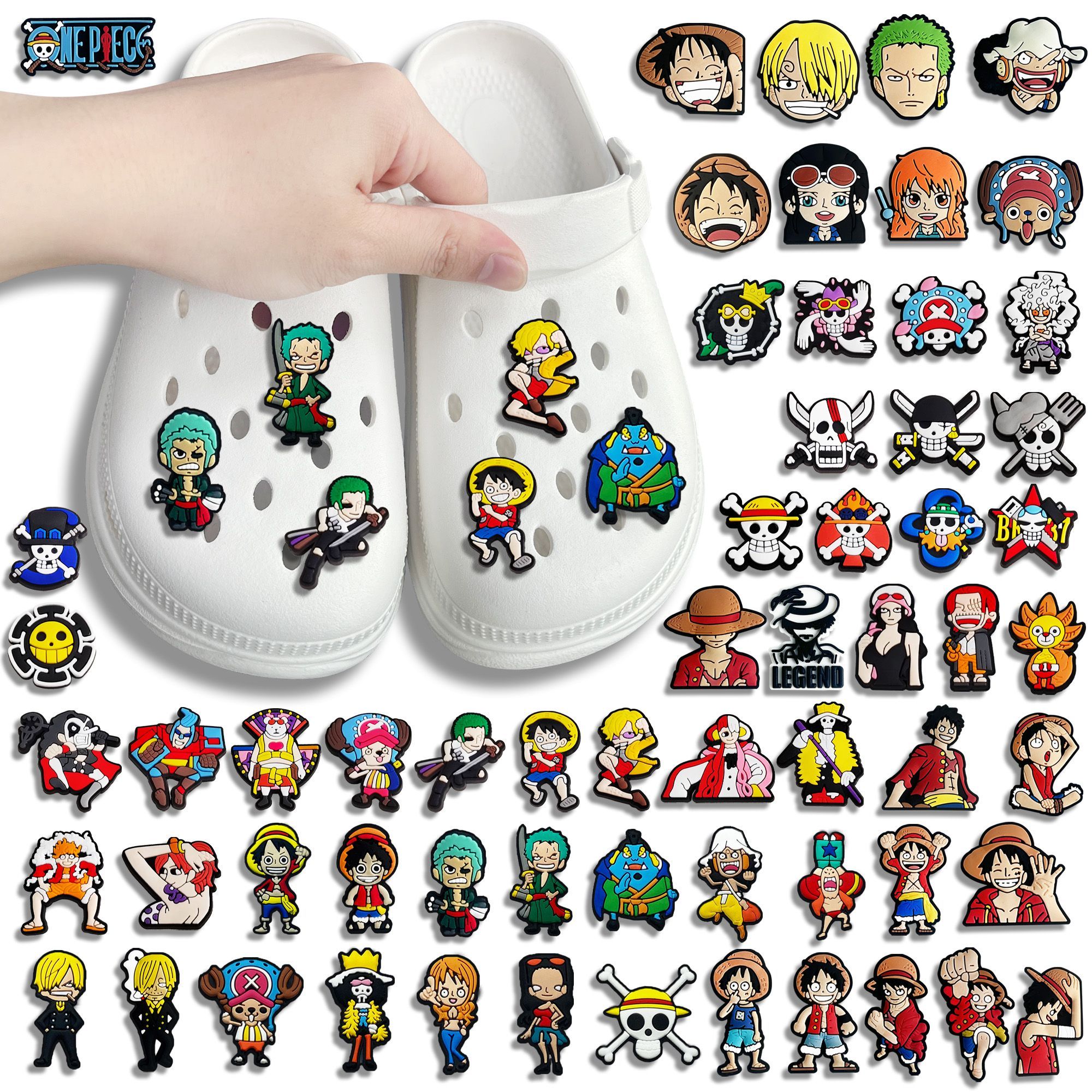 Supply Florist - 2-122pcs One Piece Luffy DIY Accessories