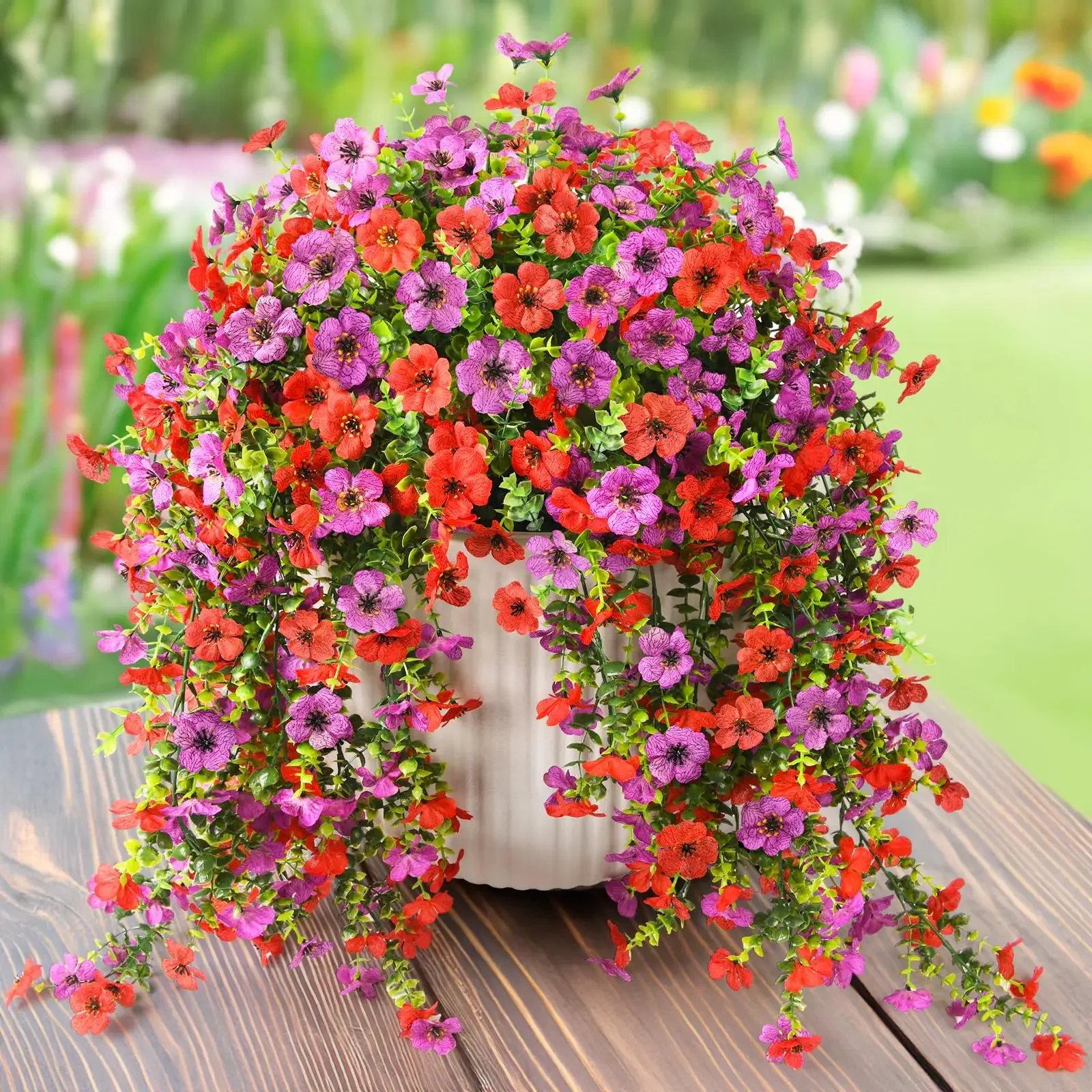 Eucalyptus Preserved - 2PCS Artificial Hanging Flowers Silk Daisy