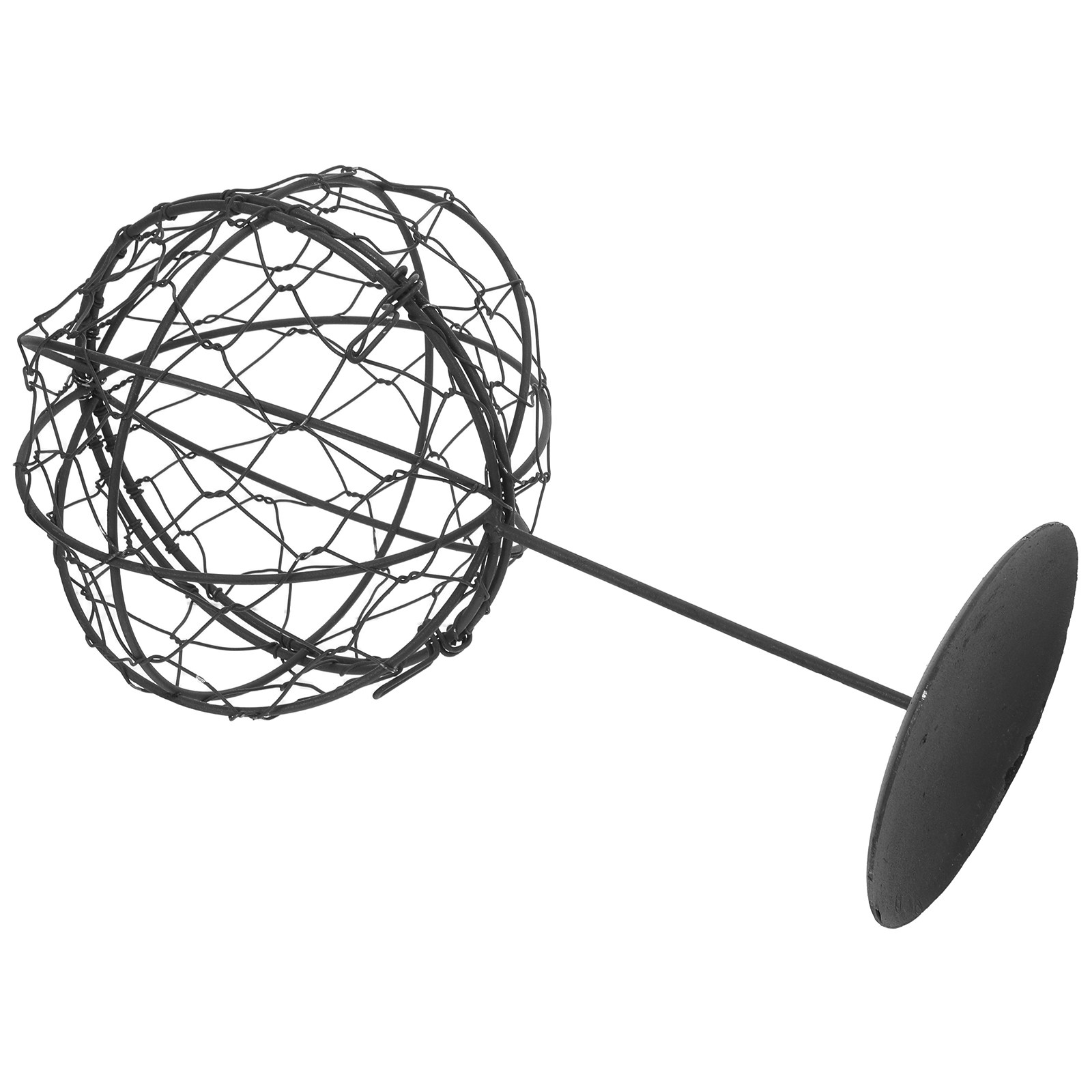 Wreath Form Wire - Round Iron Wreath Form with Stand