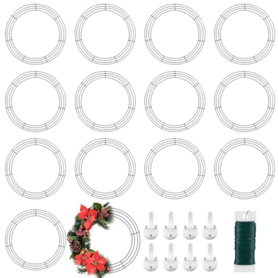 Pack Wire Wreath Frame Metal W - Wreath Form Wire 评论和价格
