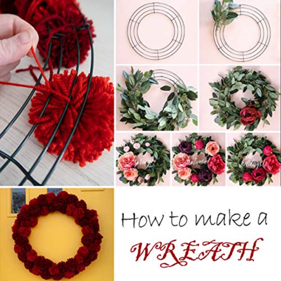 Pack Wire Wreath Frame Metal W - Wreath Form Wire 评论和价格