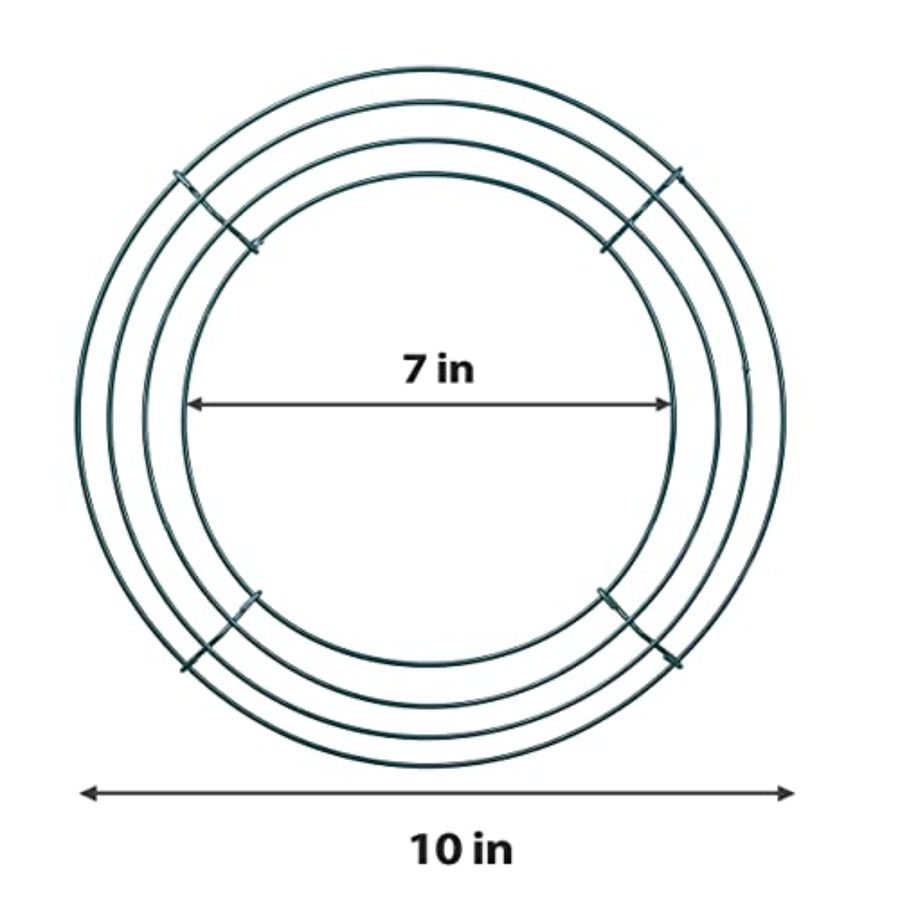 Pack Wire Wreath Frame Metal W - Wreath Form Wire 评论和价格