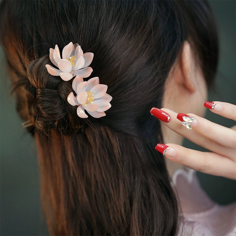 1Pair Vintage Hairpin Glazed F - Supply Florist 评论和价格