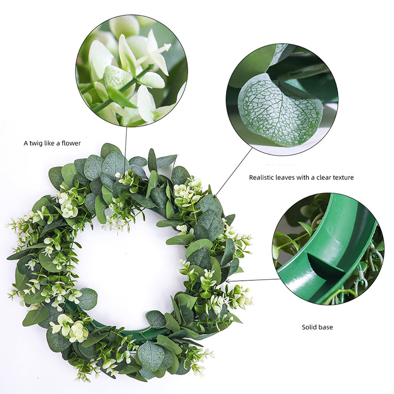 Eucalyptus Wreath Flowers Gift - Eucalyptus Preserved 评论和价格