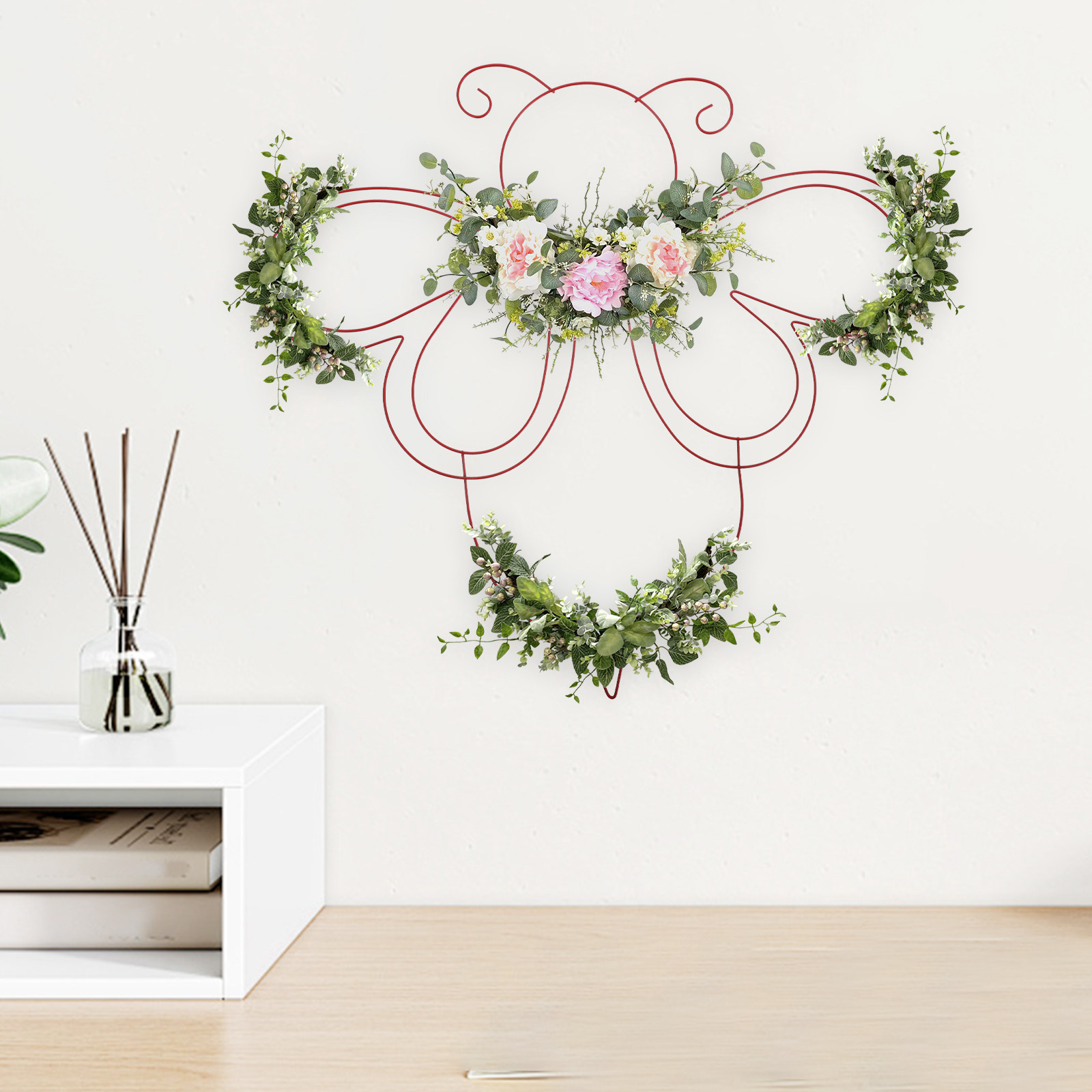 Bee Metal Wreath Frame Sturdy  - Wreath Form Wire 评论和价格
