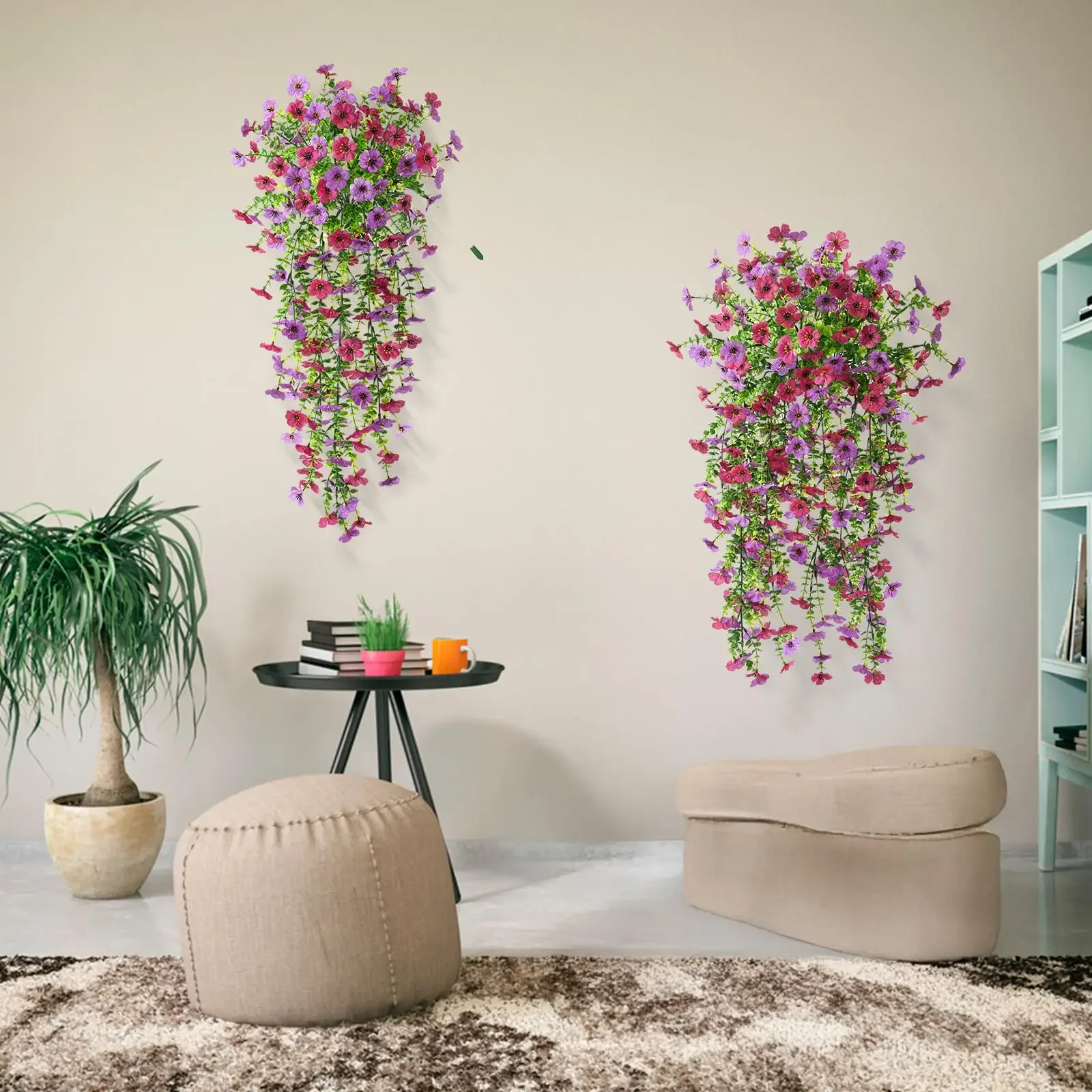 2PCS Artificial Hanging Flower - Eucalyptus Preserved 评论和价格