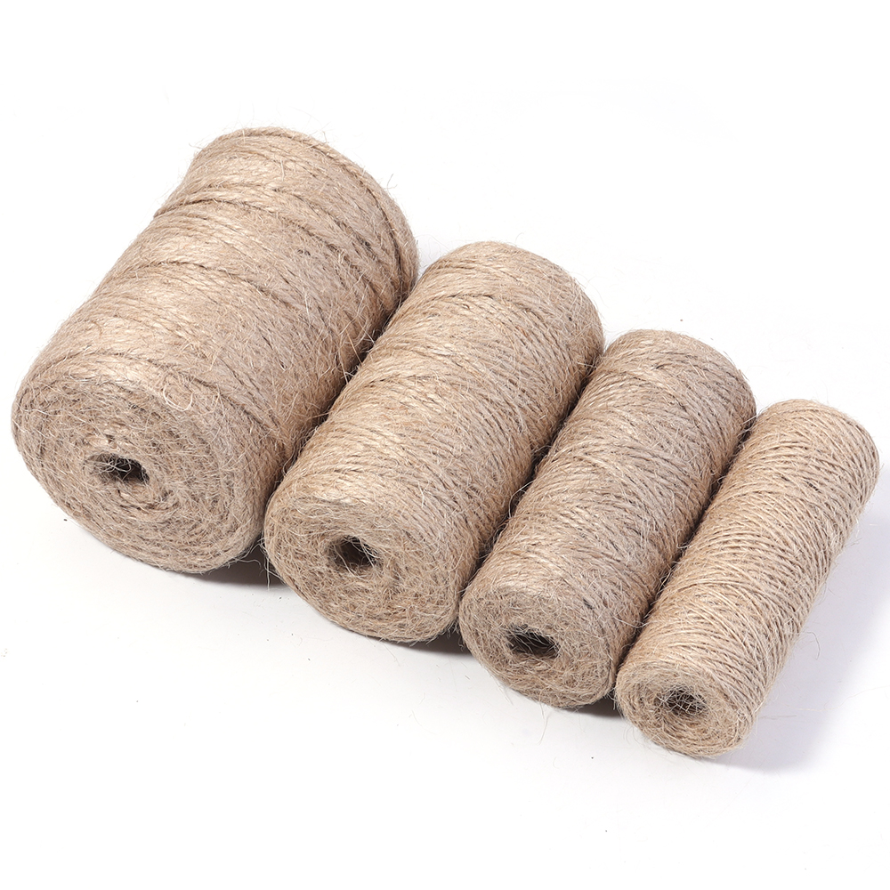 100M 1-3mm Natural Jute Rope S - Twine Jute Natural 评论和价格