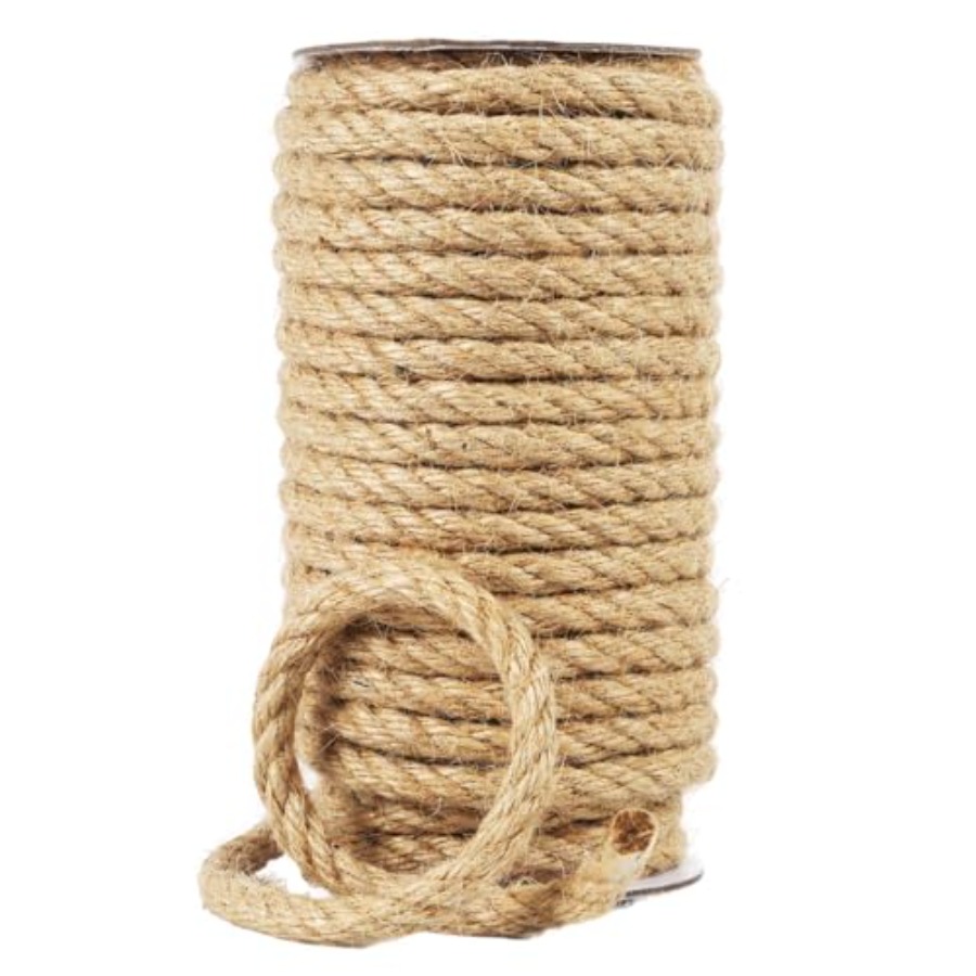 Natural Jute Twine 8MM x 50FT  - Twine Jute Natural 评论和价格