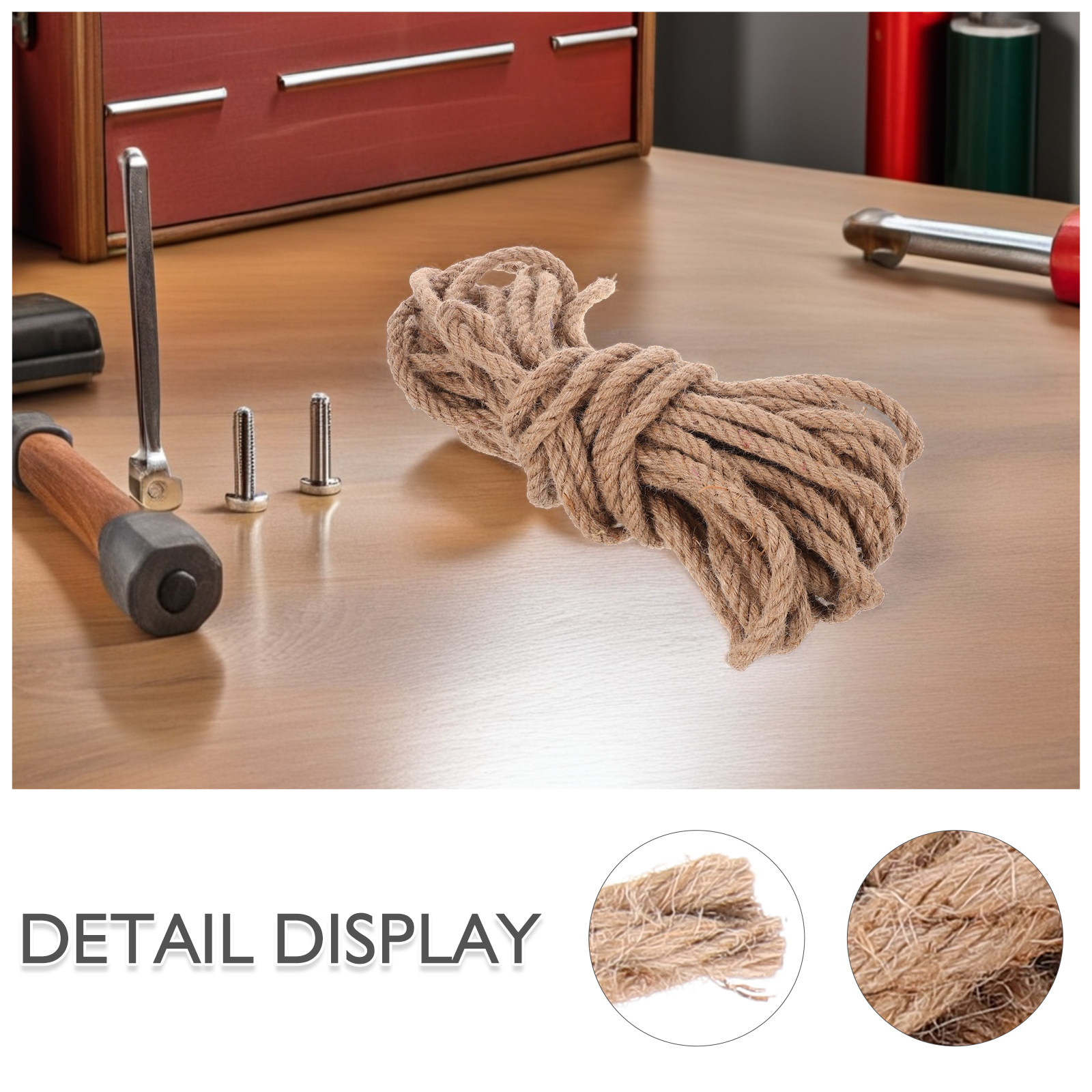 Thick Natural Jute Twine Rope  - Twine Jute Natural 评论和价格