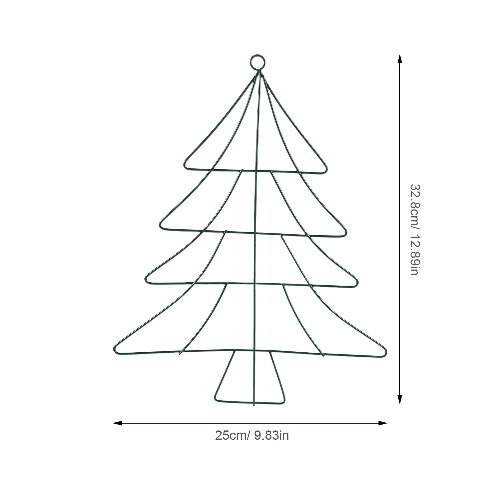 Christmas Tree Shaped Metal Wr - Wreath Form Wire 评论和价格