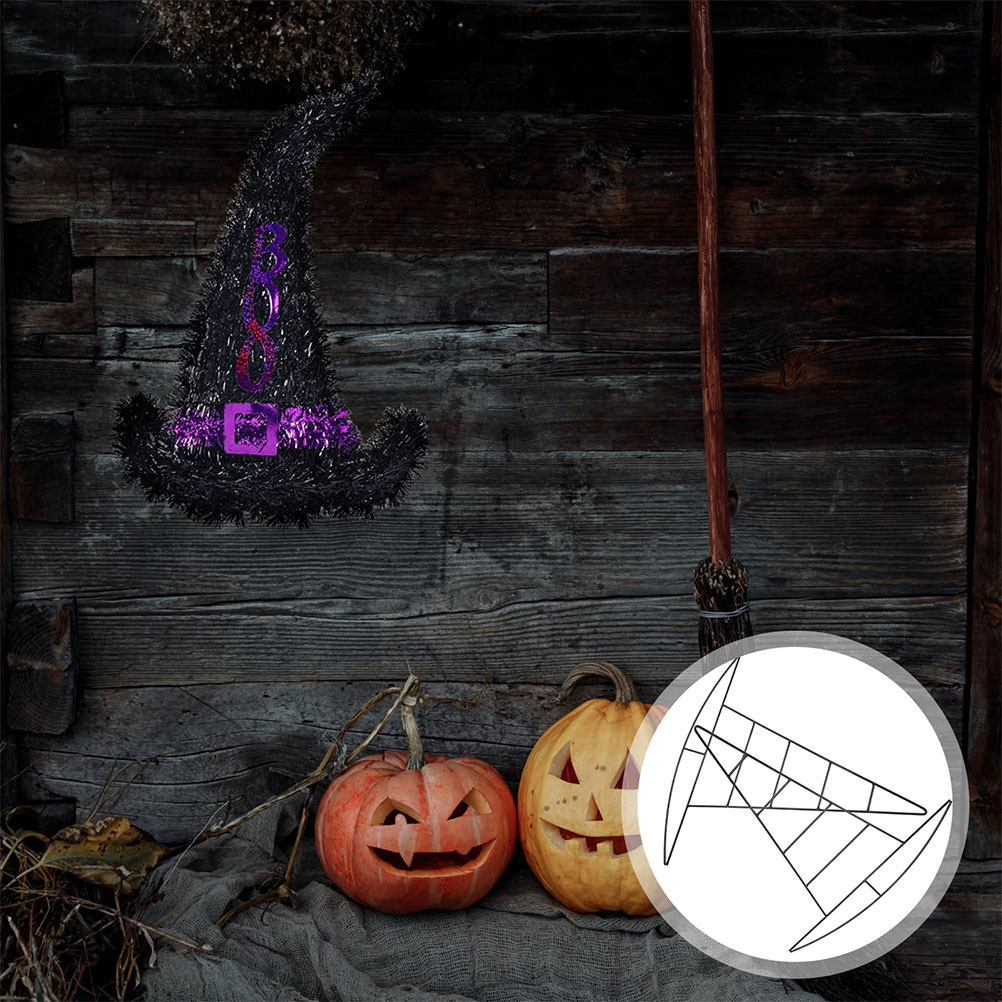 3Pcs Halloween Metal Wreath Fr - Wreath Form Wire 评论和价格