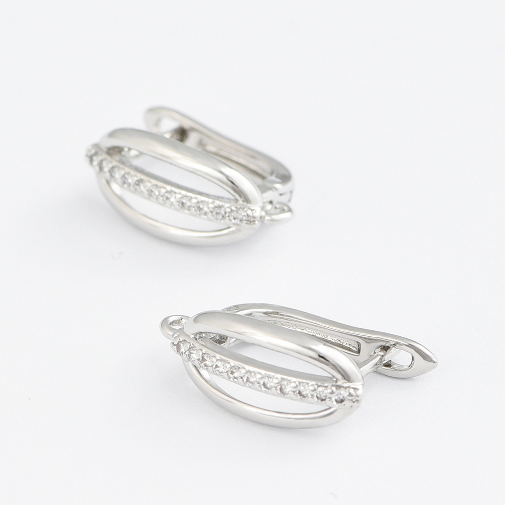 1 Pair 18K Gold Plated Brass C - Supply Florist 评论和价格