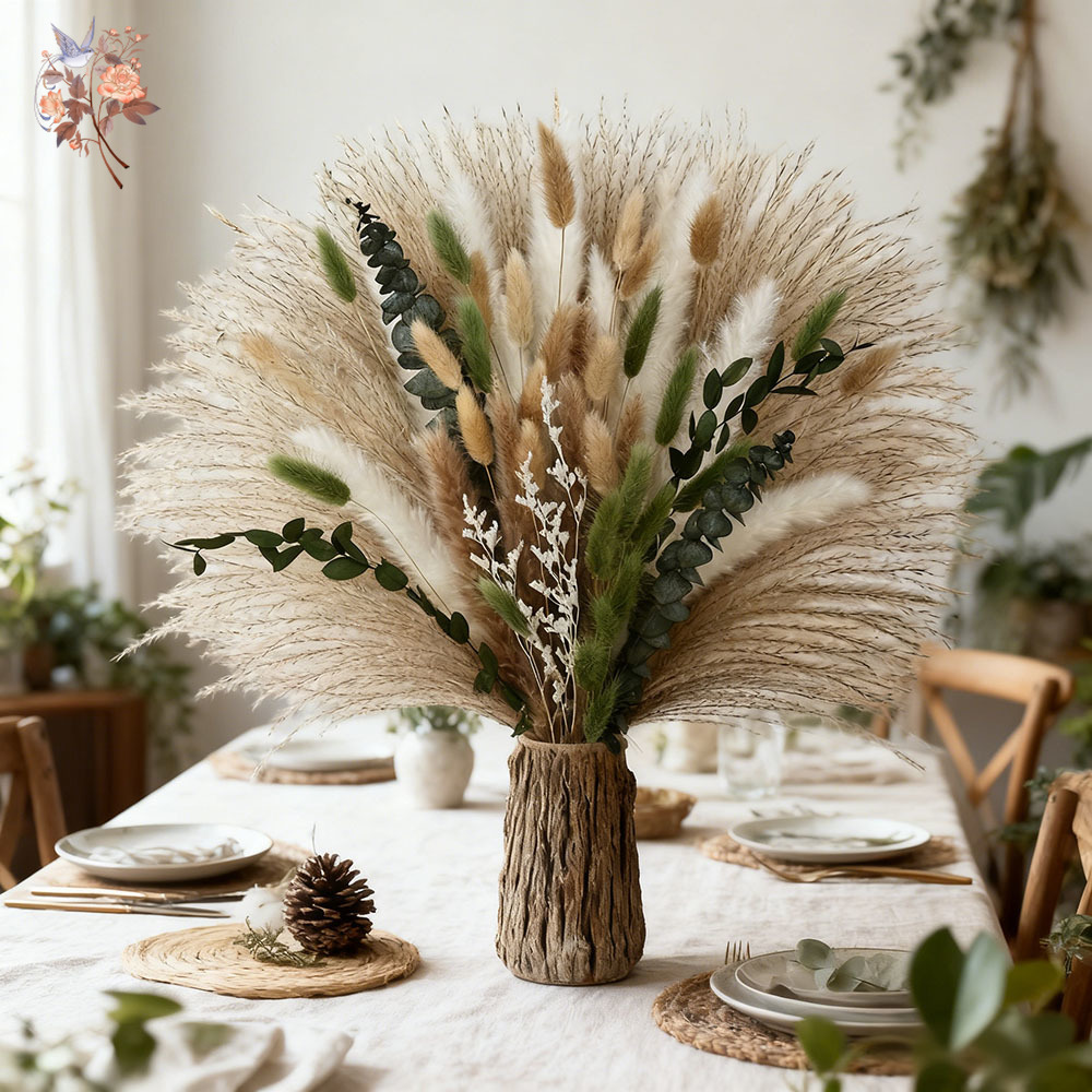 85PCS Natural Dried Flowers Pa - Eucalyptus Preserved 评论和价格
