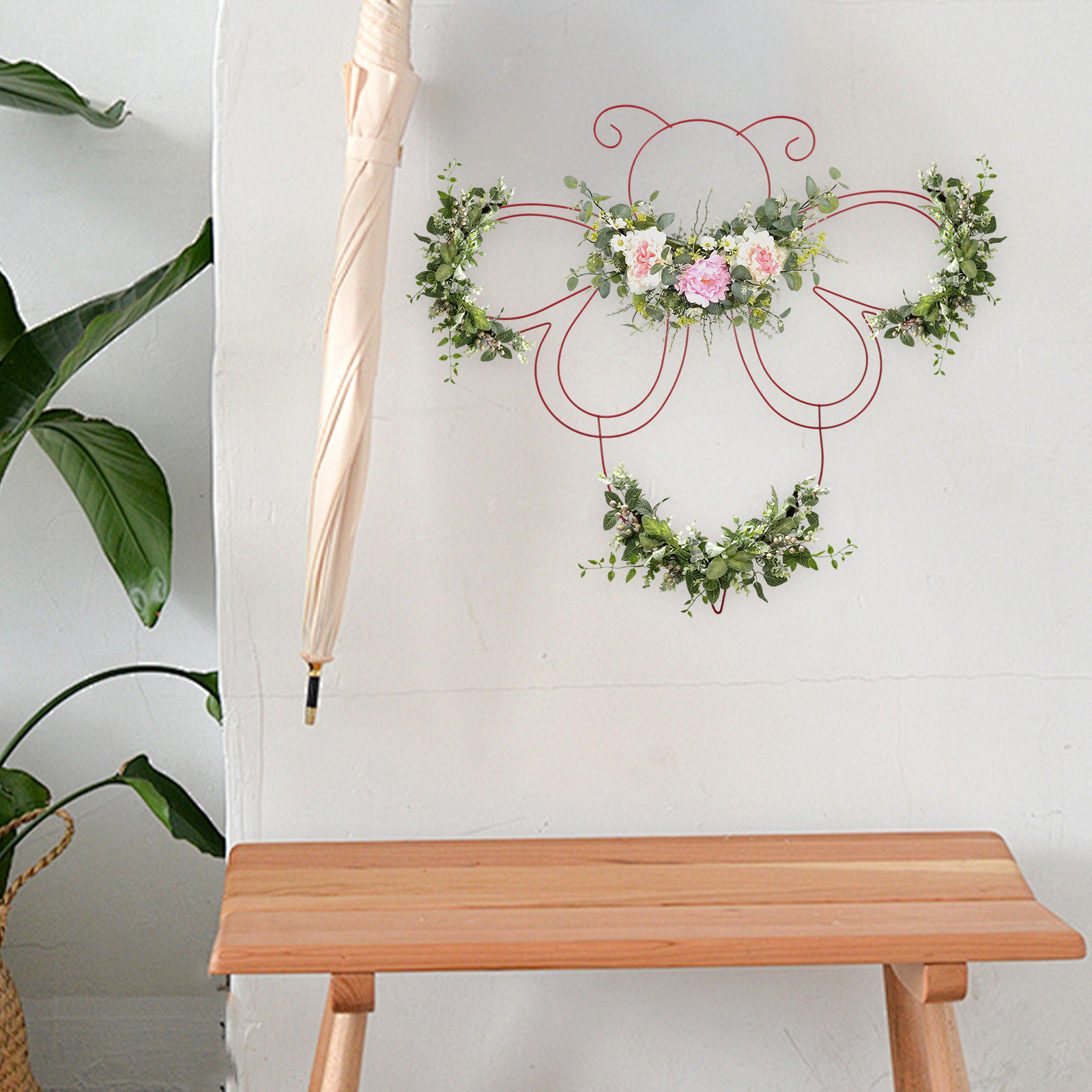 Bee Metal Wreath Frame Sturdy  - Wreath Form Wire 评论和价格