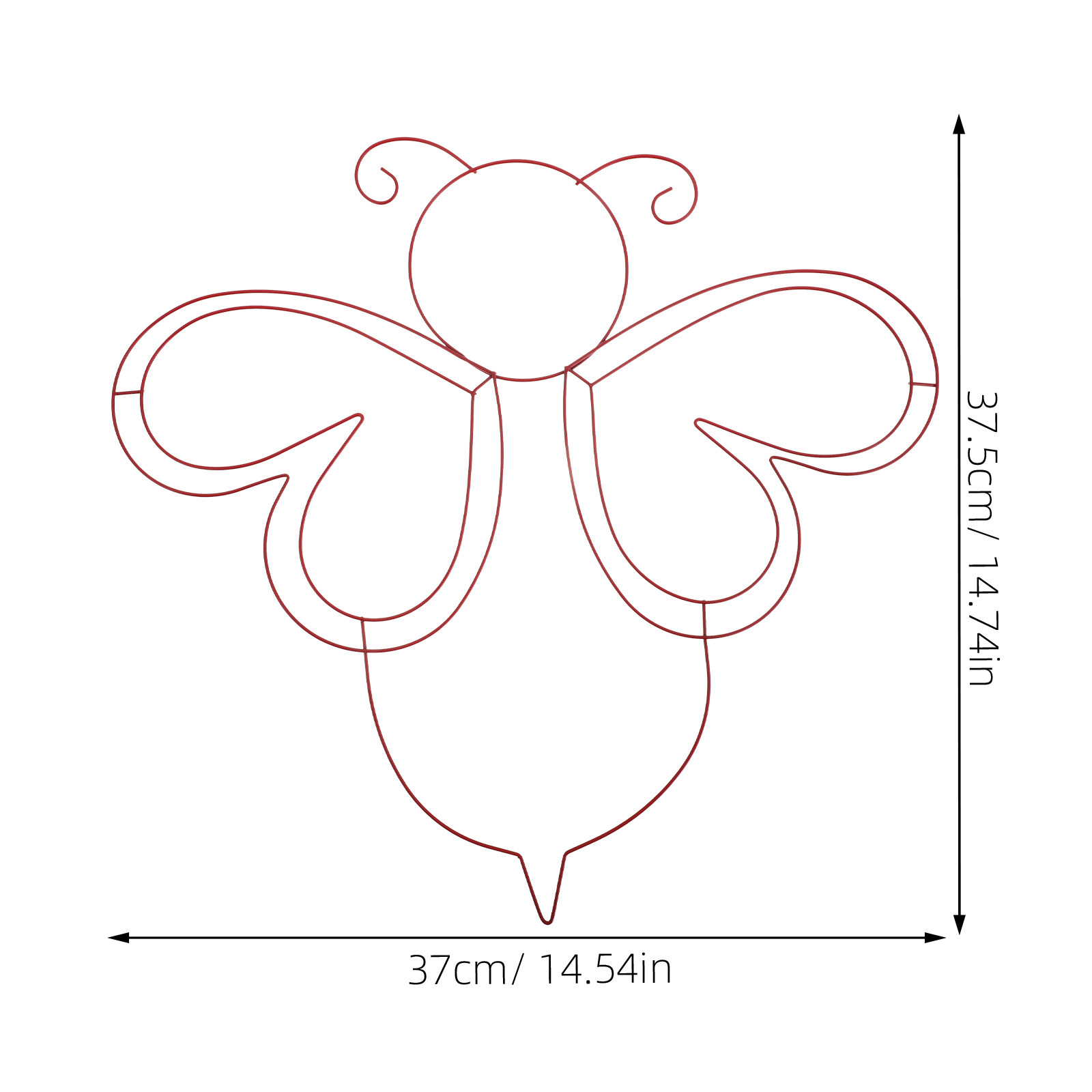 Bee Metal Wreath Frame Sturdy  - Wreath Form Wire 评论和价格