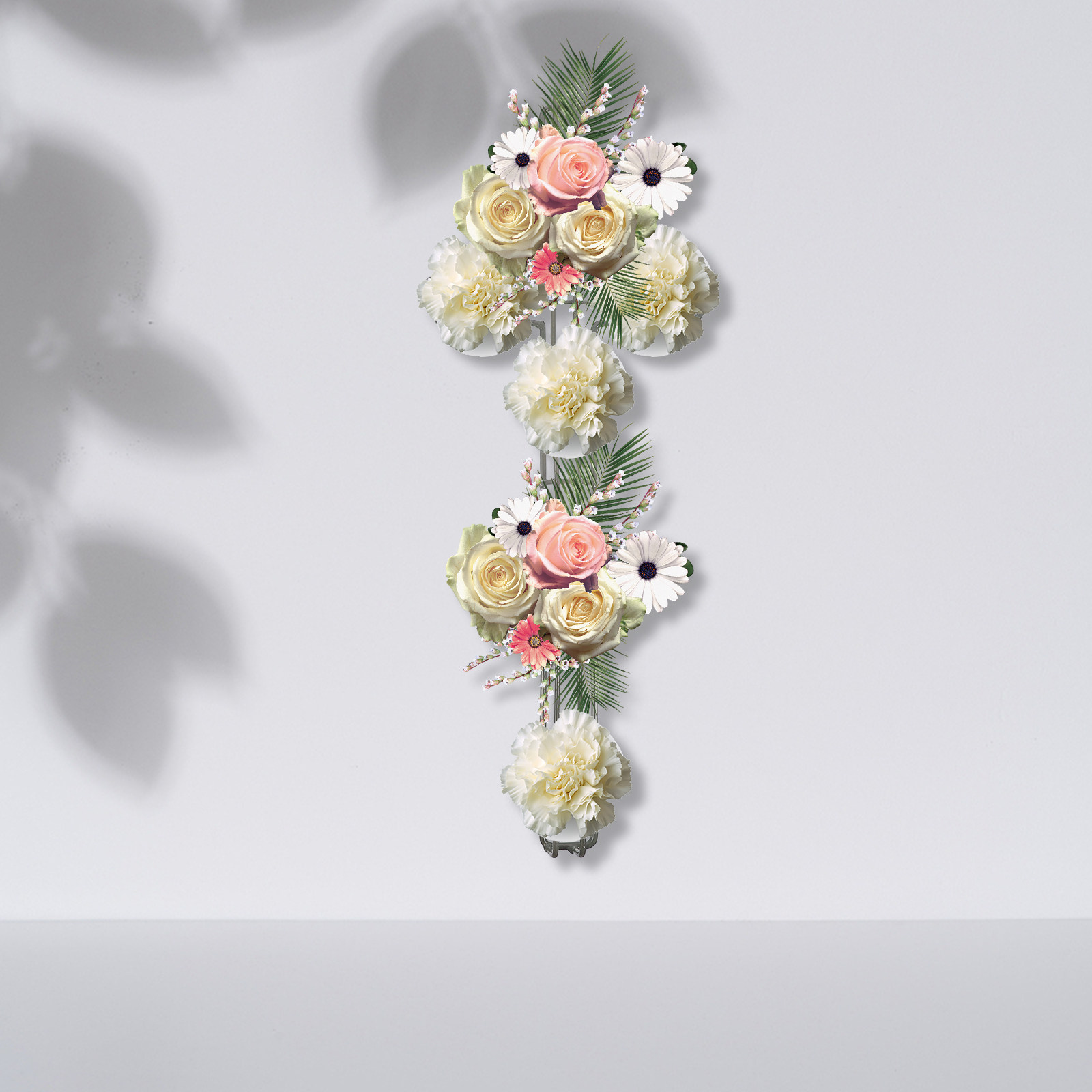 Cross Shape Iron Wreath Frame  - Wreath Form Wire 评论和价格