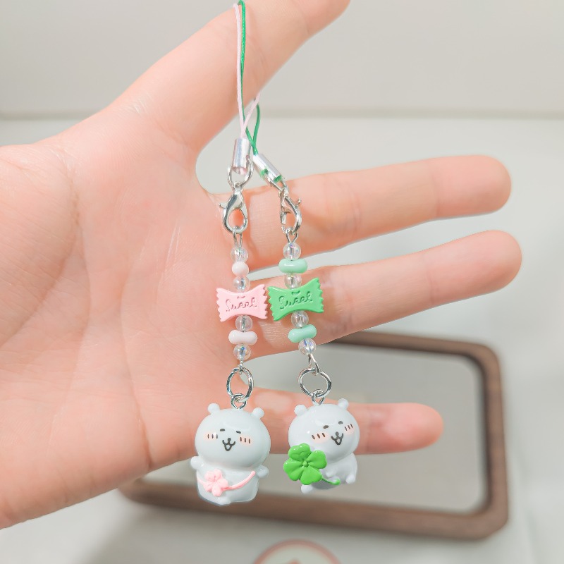 Cute Beaded Phone Strap Pink G - Supply Florist 评论和价格