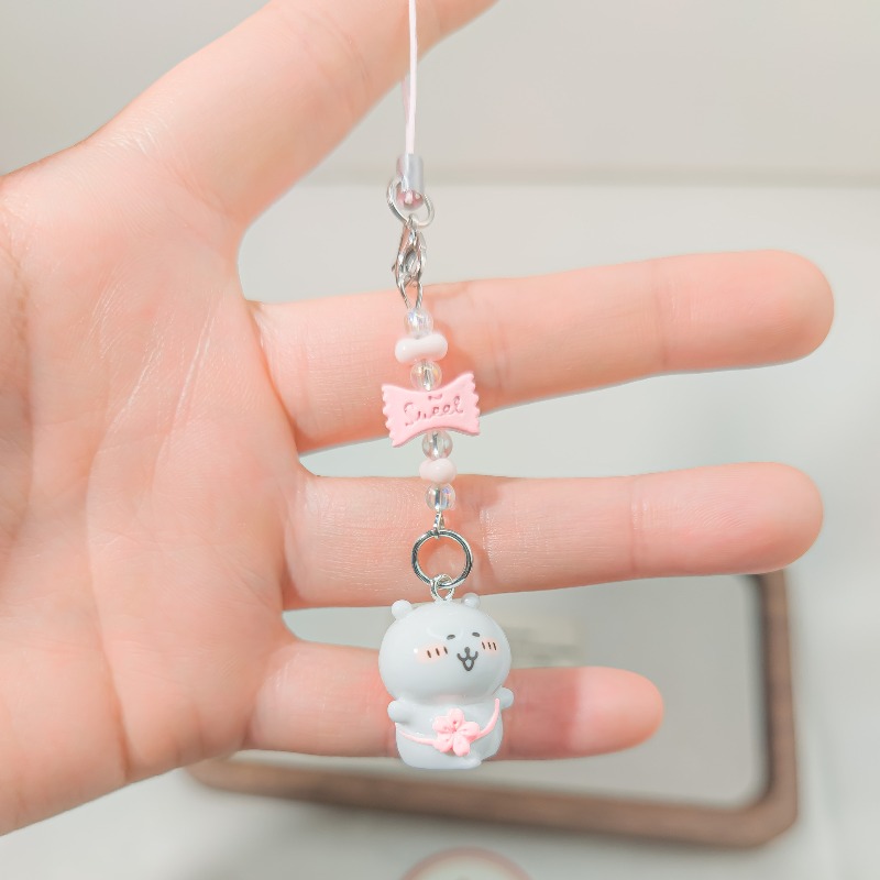 Cute Beaded Phone Strap Pink G - Supply Florist 评论和价格