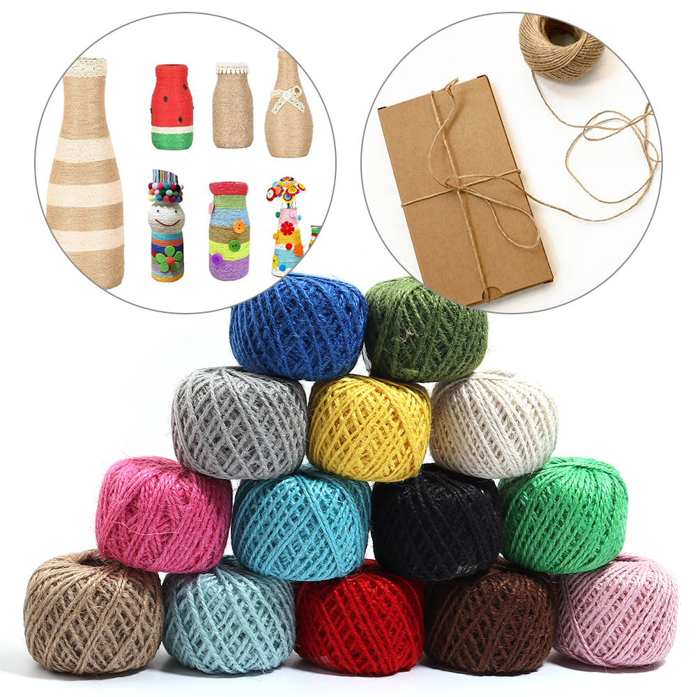 50Meter Natural Jute Ribbon Cr - Twine Jute Natural 评论和价格