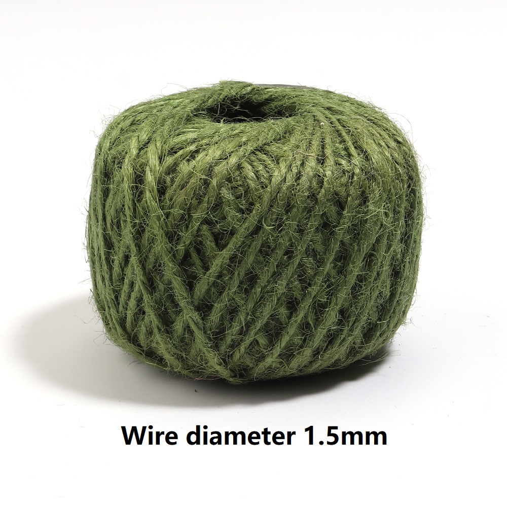 50Meter Natural Jute Ribbon Cr - Twine Jute Natural 评论和价格