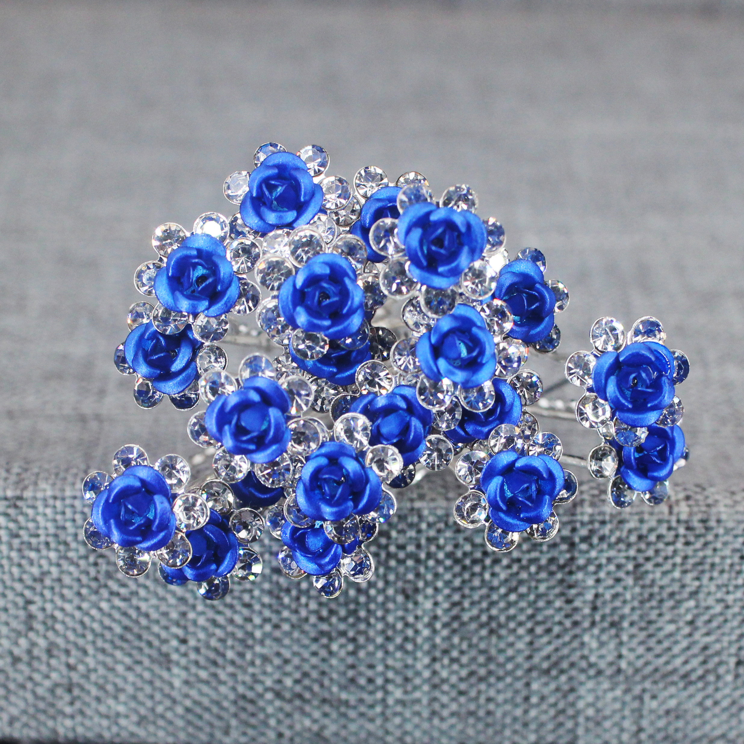 20PCS Rose Flower Rhinestone H - Supply Florist 评论和价格