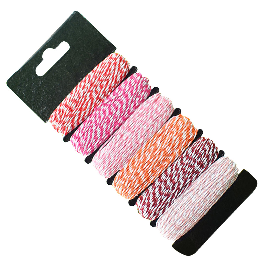 6 Pcs Colorful Cotton Rope Wed - Twine Jute Natural 评论和价格