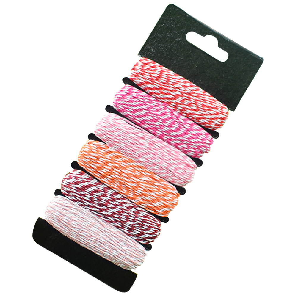 6 Pcs Colorful Cotton Rope Wed - Twine Jute Natural 评论和价格