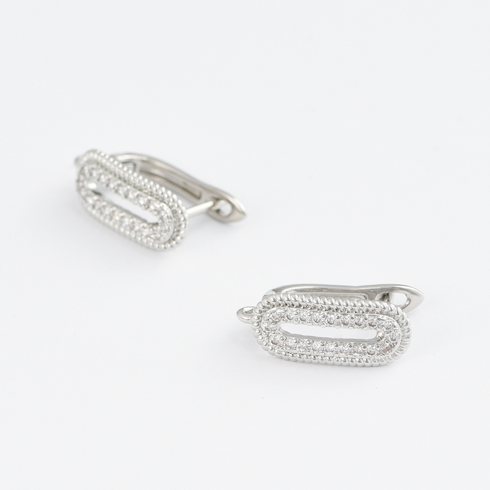 1 Pair 18K Gold Plated Brass E - Supply Florist 评论和价格
